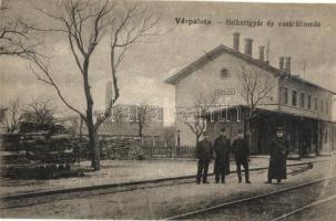 Várpalota, vasútállomás, Brikettgyár
