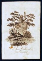 Khikwoeds jelzéssel: Colonel Geo. Callander of Craigforth, rézmetszet, papír, 9×6,5 cm