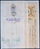 7 db Váltó űrlap klf váltóilleték bélyegekkel