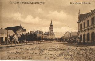 Hódmezővásárhely, Gróf Csáky Albin tér, kávéház (fl)