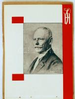 1930 a Pesti Lloyd Társulat díszes meghívója a Spitz Adolf és Hofbauer Károly, a Továbbképző Szaktan...