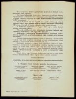 1914 Bp., A Hungária Általános Biztosító Részvénytársaság felhívása a Hungária Hadi Biztosító Pénztá...