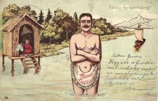 Fatale Verwechslung, Mamas Liebling / humour, litho (EK)