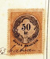 1891 Bp., Kivonat a pesti izraelita hitközség születési jegyzékéből, pecséttel, 50 kr okmánybélyegge...