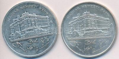 1992-1993. 200Ft Ag "MNB" (2x) T:2,2-