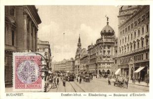 Budapest VII. Erzsébet körút, villamos