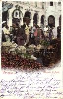 Venice, Venezia; fruit market (b)