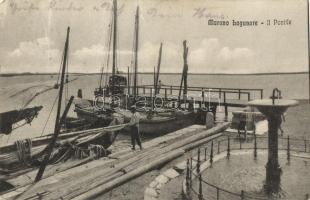 Marano Lagunare, pier, ships (b)
