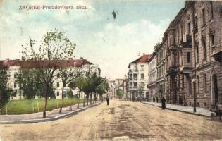 Zagreb, Preradoviceva ulica / street