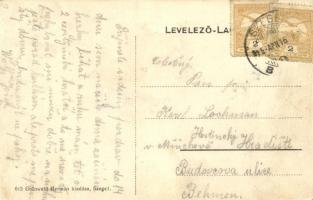 Szeged, Madách utca, polgári iskola; Grünwald Herman kiadása