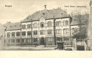 Szeged, Felső állami leányiskola; Grünwald Hermann kiadása