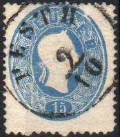 1861 15kr PESTH