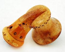 Régi, díszes tajtékpipa fej, h: 8,5 cm