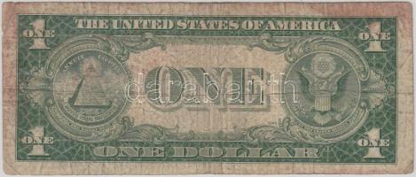 Amerikai Egyesült Államok 1935E 1$ kék pecséttel T:III-
USA 1935E 1 Dollar with blue seal  C:VG