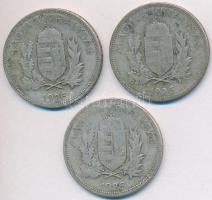 1926. 1P Ag (3x) T:2-,3