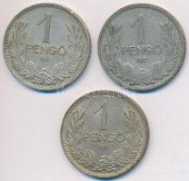 1927-1938. 1P Ag (3x) T:2,2-