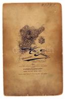 cca 1890 Anya gyermekeivel, keményhátú családi fotó, Mai és Társa, 10x16 cm