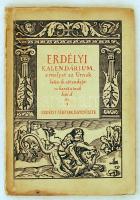 1940 Az Erdélyi Férfiak Egyesülete által kiadott erdélyi kalendárium, rajzokkal illusztrált, 32p