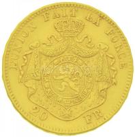 Belgium 1874. 20Fr Au "II. Lipót" (6.46g/0.900) T:1-,2
Belgium 1874. 20 Francs Au "Le...