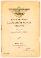 1920 Bp., A Magyar Országos Véderő Egyesület (MOVE) történetének és alapgondolatának vázlata, összeállította Marton Béla, 40p