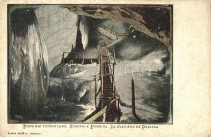 Dobsina, Jégbarlang, Fejér E. kiadása / ice cave (fa)