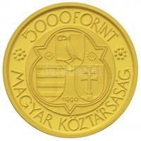 1990. 5000Ft Au "Mátyás király" (7g/0.986) T:PP
Hungary 1990. 5000 Forint Au "King Ma...