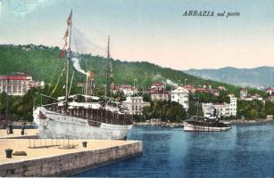 Abbazia, port, steamship