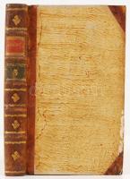 Klopsters: Werte. Fünfter Band. Troppau, 1786, Joseph Georg Erakler. Félbőr kötésben, díszes, dombornyomott gerinccel, színezett lapszél. Korának megfelelő állapotban.