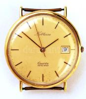 14 K arany (Au.) Noblesse kvarcóra, jelzett, működik, br. 13,4 g