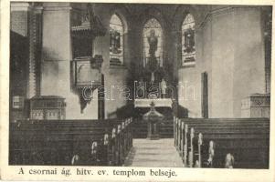 Csorna, Ágostoni hitvallású evangélikus templom, belső (EK)