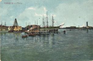 Trieste, port, ships (Rb)