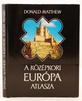 Matthew, Donald: A középkori Európa atlasza. Bp., 1989, Helikon. Sok színes képpel, térképpel, illusztrációval. Vászonkötésben, papír védőborítóval, jó állapotban.