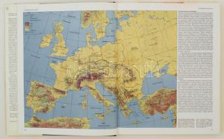 Matthew, Donald: A középkori Európa atlasza. Bp., 1989, Helikon. Sok színes képpel, térképpel, illus...