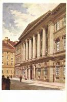 Budapest s: Csánky D. - 12 db régi képeslap a tokjában / 12 old postcards in its own case