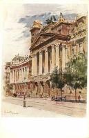 Budapest s: Csánky D. - 12 db régi képeslap a tokjában / 12 old postcards in its own case