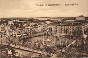 Szeged, Széchenyi tér madártávlatból (leporellóból vágva?)