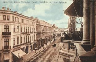 Bucharest, Calea Victoriei, Hotel High Life, Hotel Splendid / street, hotels