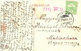 Szeged, Royal Kávéház a Kelemen utcával; kiadja Alth Lajos