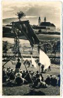 Csíksomlyó, székely ünnep, búcsú / celebration, folklore 'vissza' So. Stpl (fa)