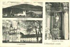 Csíksomlyó, Kegytemplom, Csodatevő Szent Mária szobor, belső / church, Virgin Mary statue, interior (EK)