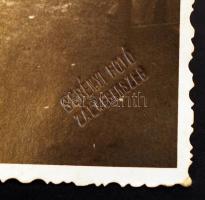 1937 Zalaegerszeg, Sportünnepély, Serényi Fotó, 4 db, hidegpecséttel, 8x13 cm