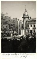1943 Szeged, Huszár emlékmű leleplezési ünnepsége, photo