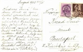 1943 Szeged, Huszár emlékmű leleplezési ünnepsége, photo