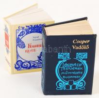 2 db minikönyv-Sáraf Rásidov: Kasmíri rege. Kiadói kartonált kötés, jó állapotban; Cooper: Vadölő. B...
