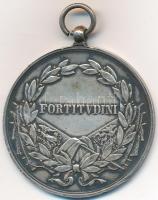 1917. "Károly Ezüst Vitézségi Érem I. osztálya" fémjel nélküli ezüst kitüntetés mellszalag nélkül. Szign.: KAUTSCH T:2- ph. Hungary 1917. "Medal for Bravery, silver medal I class" silver decoration without hallmark and ribbon. Sign: KAUTSCH C:VF edge error