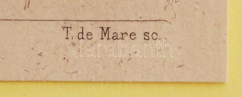 cca 1880 Hermés felhozza Psychét az Olympos hegyére, Raffaello festménye nyomán metszette Tiburce de...