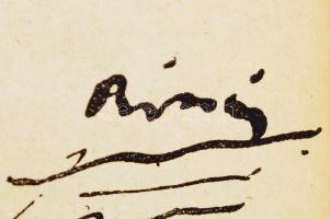 Rippl-Rónai József (1861-1927): Lány gitárral, cinkográfia, papír, jelzett a cinkográfián, 24×16 cm