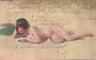 21 db régi motívum lap, benne hölgy, művészlapok, erotikus lap, fotó, egy lap 1899-ből, egy parafábó...