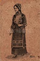 21 db régi motívum lap, benne hölgy, művészlapok, erotikus lap, fotó, egy lap 1899-ből, egy parafábó...