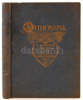 1937 Otthonunk. A magyar lányok kézimunka, divat és iparművészeti melléklete. Aranyozott, kiadói egészvászon kötésben. Fedőlap kissé foltos.